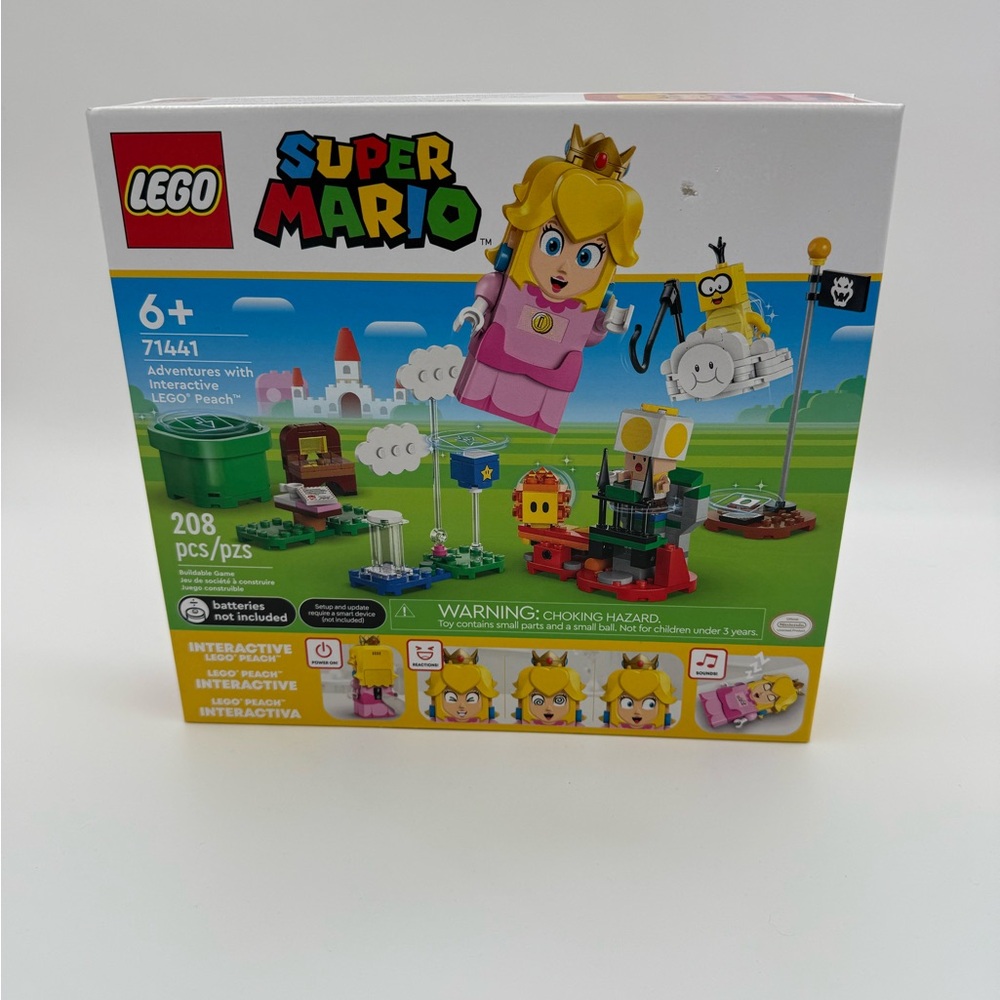 NEW LEGO Super Mario Interactive Peach Set - Multicolor